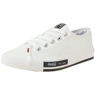 Imagem de Tênis Coca-Cola Shoes, Daytona Town, Feminino, Branco, 35