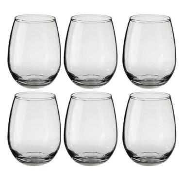 Imagem de Conjunto 6 Copos Drink Suco Refrigerante Vidro Gourmet 450Ml - Class H