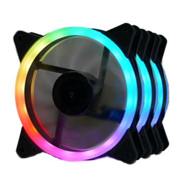 Imagem de Kit Fans Gamer Redragon F011 RGB 120mm 3 unidades 120mm GC-F011