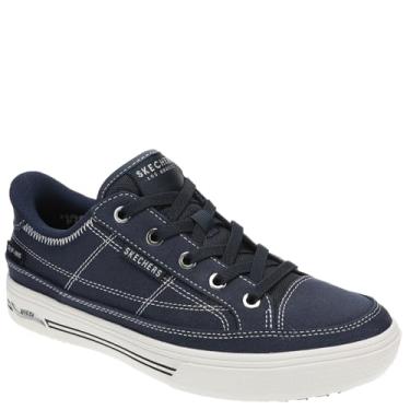 Imagem de Skechers Tênis feminino sem cadarço Arcade-See Ya There Hands Free Slip-ins, Azul marino, 8.5 Wide