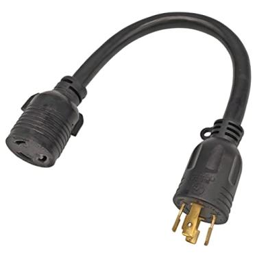 Imagem de Fullsky FC-L43L631 Macho 4 Pinos 30Amp 125/250Volt NEMA L14-30P Plugue de travamento para L6-30R 30Amp 250Volt Conector fêmea de travamento