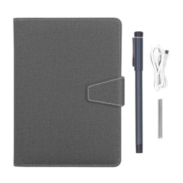 Imagem de Zopsc Caderno Digital Com Caneta Inteligente, Sincronização Em Tempo Real de 3 Em 1 OCR, Bluetooth 5.0 Smartpen para Android, Armazenamento Offline e reprodução. (GRAY)