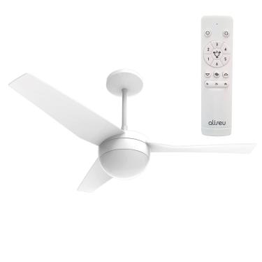 Imagem de Ventilador De Teto Aliseu Jet ECO Branco - Bivolt - Com Controle Remoto