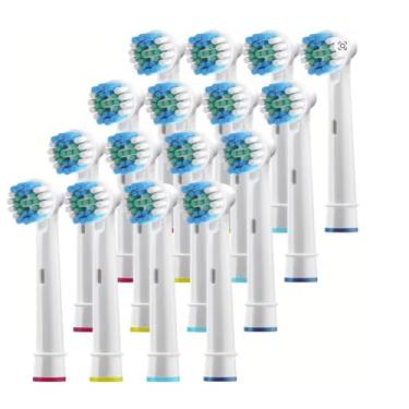 Imagem de Cerda Escova de Dente Elétrica, Cabeças de Escova de Substituição, Sensível para Cuidados com as Gengivas,16 pçs