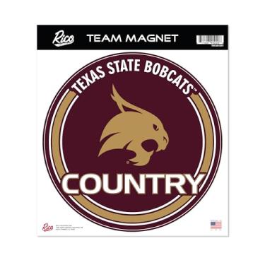 Imagem de Rico Industries NCAA Texas State Bobcats Padrão 20 cm Ímã redondo
