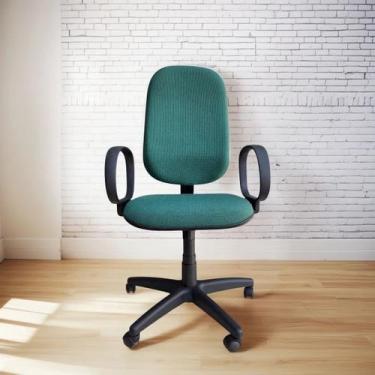 Imagem de Cadeira de Escritório Presidente Giratória com Base Relax e Braço Cors