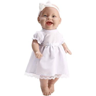 Imagem de Boneca Titi Oração do Pai Nosso 34 cm Roupa Branca - Bambola