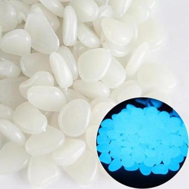 Imagem de Glow In The Dark Seixos Pedras Luminosas Pedras Para Decoração De Aquá