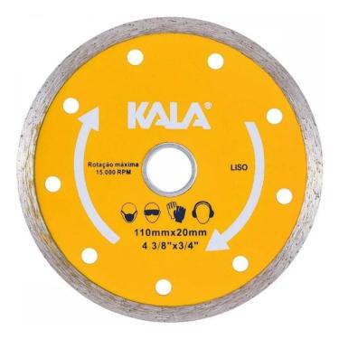 Imagem de Disco Diamantado Liso 110mm X 20mm Lj Kala - 139394