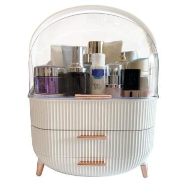 Imagem de Organizador de maquiagem Omeily Upgrade Large Vanity Case Clear