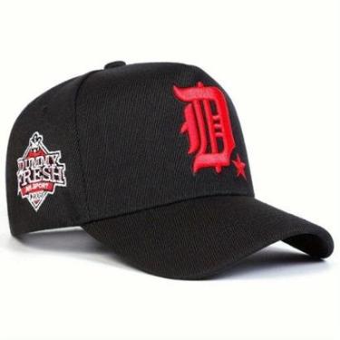 Imagem de Boné Beisebol Masculino Bordado Ajustvel Leve e Estiloso Branco Único-Masculino