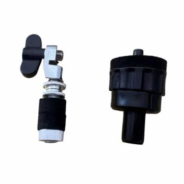 Imagem de menolana Embreagem para chimbal, embreagem para tambor de jazz, fácil de instalar, acessórios para instrumentos de percussão de desempenho confiável, peça para, 2.5 X 10.1 Cm