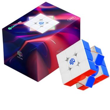 Imagem de Bukefuno GAN 16 Maglev MAX UV 3x3 Cubo Mágico Magnético Speed Puzzle Cubo Sem Adesivo Mágico 56 mm GAN16 Maglev UV Cube 2025 Flagship (Revestido UV Brilhante)