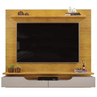 Imagem de Painel Para 60 Pol 2 Portas 160 Cm Levi Cedro Bali Dj Moveis Cedro Bal