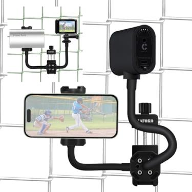 Imagem de HAFOKO Suporte de cerca de várias câmeras para Gopro/braçadeira de cerca de smartphone para suporte de cerca Mevo Start para Radar de Bolso/Insta 360/Bolso DJI/Câmera de Ação DJI Kit de Troca de Jogo