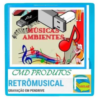 Imagem de Pen drive 8gb com Músicas = Para Ambientes - Nac. e Internac. (mp3) - 