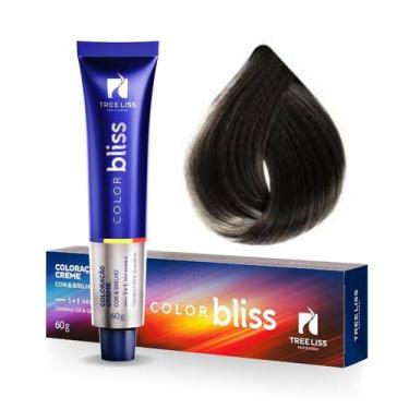 Imagem de Coloração Color Bliss Treeliss Profissional, 5.1 Castanho Claro Cinza