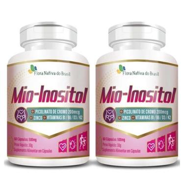 Imagem de 2x Mio Inositol 60 Cápsulas 500mg-Unissex