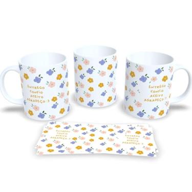 Imagem de Caneca Dia da Mulher com Frase Inspiradora Sua Força é Inabalável ! (Entrego, Confio, Aceito, Agradeço)