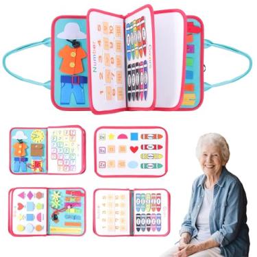 Imagem de Fidget Blanket Dementia Activities for Seniors, Alzheimer's Products Multi-Use Busy Sensory Board | Cobertor sensorial, ajuda com Alzheimer, Asperger, Autismo, Ansiedade, Presentes para Meninos e