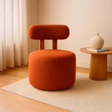 Imagem de Poltrona Lotus, Conforto Premium, Estilo e Sofisticação (Laranja)