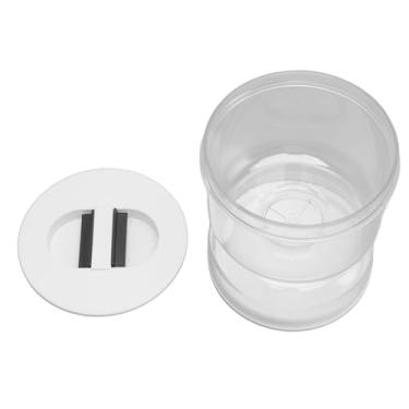 Imagem de RiToEasysports Frasco de Picles, Recipiente de Ampulheta de Separação Seca e úmida Com Tampa Hermética à Prova de Vazamentos para Armazenamento de Despensa de Cozinha, Material ABS, 11,3 X 13,5 X