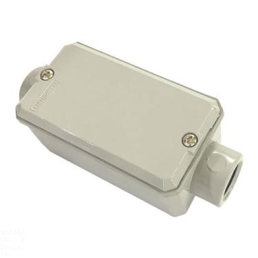 Imagem de Condulete fixo 3/4" tipo "C" - com tampa / rosca NPT / com pintura ele