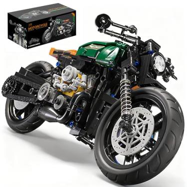 Imagem de 1:8 Super Motorbike Building Bricks Sets
