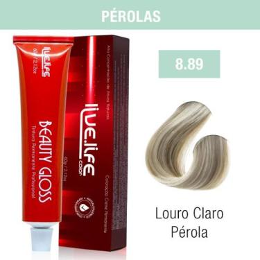 Imagem de Coloração Tintura Profissional Live Life Color 60g, 8.89 Loiro claro p