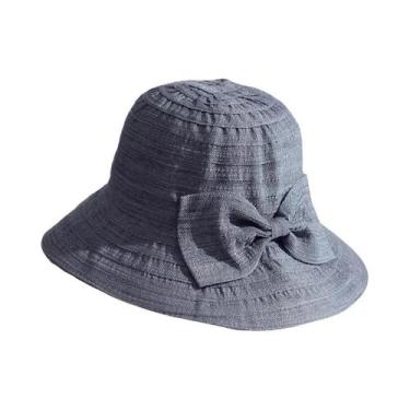 Imagem de Chapéu de Sol Feminino com Aba Larga - Dobrável, Respirável e com Prot