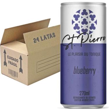 Imagem de Refrigerante De Blueberry St Pierre 270Ml  24 Unidades 