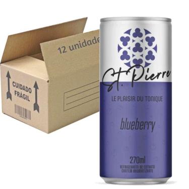 Imagem de Refrigerante De Blueberry St Pierre 270Ml  12 Unidades 