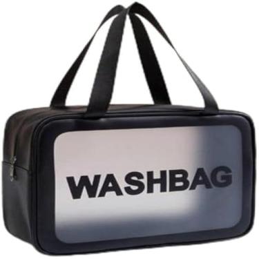 Imagem de Necessaire feminina para viagem, portatil, com alca, grande e colorida, espacosa - Cores sortidas