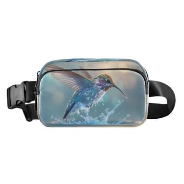 Imagem de CEBUGI Mini pochetes de caminhada para homens e mulheres, pochete moderna resistente à água com cinto ajustável para treino, viagem, corrida