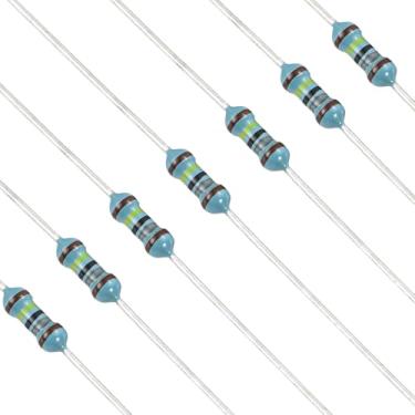 Imagem de YOKIVE 100 peças de resistores de 1,8 m Ohm, resistor fixo de filme metálico de 1/4W (0,25 W), resistores de tolerância +/-1%, certificado ROHS