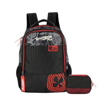 Imagem de Kit Escolar Enaldinho Mochila Costas + Estojo Box Original - Luxcel, P