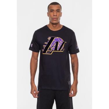 Imagem de Camiseta NBA Floco Los Angeles Lakers Masculino-Masculino