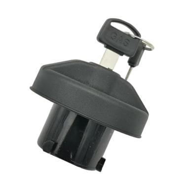 Imagem de Tampa de combustível com trava, peça de reposição para tanque de combustível de carro. Tampa com trava, material plástico
