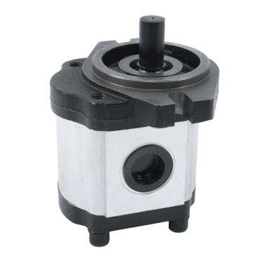 Imagem de waltyotur Bomba de engrenagem hidráulica 2-9 GPM, parafusos SAE A-2, eixo estriado de 9 dentes, flange de ferro fundido, bomba de engrenagem de rotação CCW de saída de alta pressão