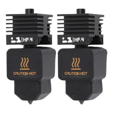 Imagem de GOTOTOP Kit de Alta Hotend de 2 Peças, Design Totalmente Integrado Em Metal Bico de Aço Endurecido de 0,4 Mm Kit de Extremidade Quente Integrada de Alto Fluxo Totalmente Em Metal para