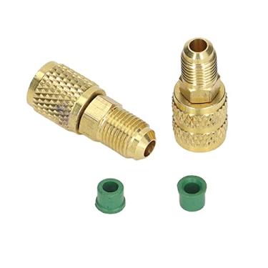 Imagem de Adaptadores de tanque de refrigerante, M5/16SAE X F1/4SAE R410 para R22 tanque de conector adaptador, M1/4SAE Nan F5/16SAE eletrodomésticos