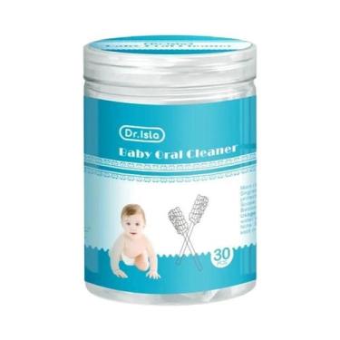 Imagem de Palitos De Limpeza Oral Para Bebês 60pcs Escova De Dente De Gaze Desca