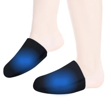 Imagem de Pacotes frios para os pés, bolsa de gelo para os pés, gel reutilizável, terapia quente e fria, flexível para tendinite do pé, fascite plantar, inchaço, entorses, recuperação pós-cirúrgica (1 par)