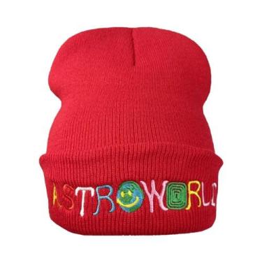 Imagem de Gorro De Inverno Unissex Com Bordado Astroworld, Quente, Estilo Hip Ho