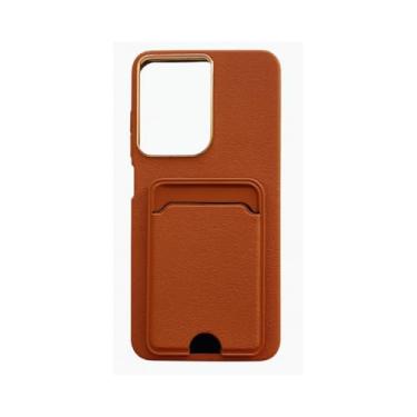Imagem de Capa para Moto G35 tela 6.7" Silicone Anti-impacto com Porta Cartão Proteção reforçada