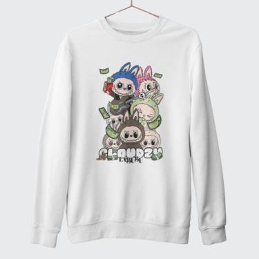 Imagem de Blusa De Algodão Moletom Gola Redonda Labubu Money - Labubu Zimomo, Br