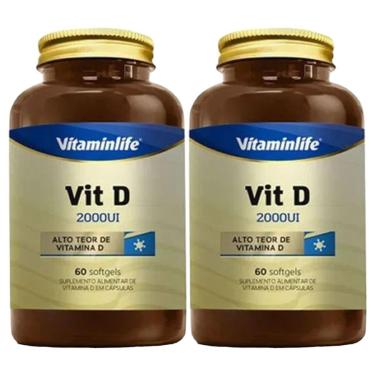 Imagem de Kit 2X Vit D 2000UI - 60 Softgels - Vitaminlife-Masculino