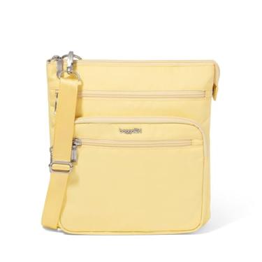 Imagem de Baggallini Bolsa tiracolo feminina – Bolsa de viagem leve de 25,4 cm x 27,2 cm com compartimentos para cartão RFID