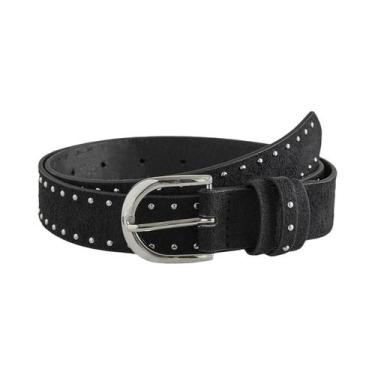 Imagem de Cinto Feminino De Camurça De Amoreira Estilo Western Com Rebites  Aces