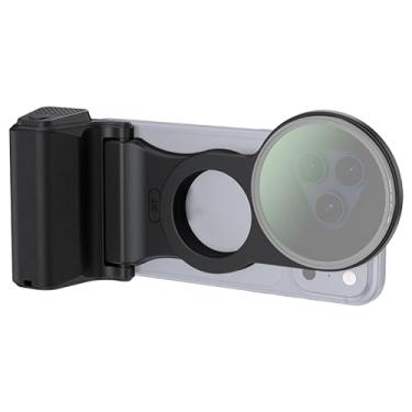 Imagem de JJC Filtro variável ND2-128 de 67 mm para iPhone com kit magnético de aderência para câmera de telefone, compatível com iPhone Air 17 16 15 14 Pro Series, com controle remoto e parafuso de tripé de